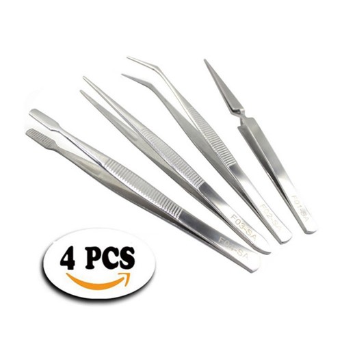 Pinzette Per Micro Componenti Informatica Set 4 Pezzi Pinzette Per Micro Componenti Informatica Set 4 Pezzi